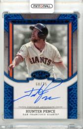 2024 Topps Tier One Hunter Pence Prime Performers Autograph Blue Foil Parallel【68/75】 Giants