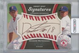 2008 UD Sweet Spot Signatures Red Stitch Black Ink / DAISUKE MATSUZAKA(Boston Red Sox) 【173/250】