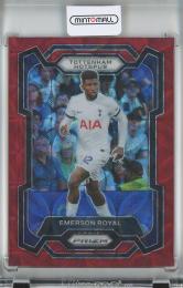 2023-24 PANINI PRIZM PREMIER LEAGUE SOCCER Emerson Royal Base/Choice Red Prizms/#134【2/30】 Tottenham Hotspur