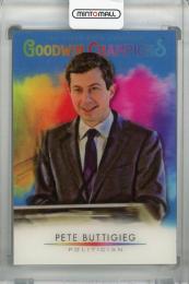 2021 Upper Deck Goodwin Champions Politician Pete Buttigieg Splash of Color 3-D Lenticulars