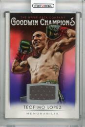 2021 Upper Deck Goodwin Champions Boxing Teofimo Lopez Memorabilia
