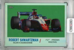 2021 Topps Chrome Formula 1 Racing F2 - Prema Racing Robert Shwartzman 1961 Topps Sports Cars