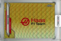 2020 Topps Chrome Formula 1 Racing  Haas F1 Team Team Logos Base Gold Wave Refractor(パラレル版) 03/50