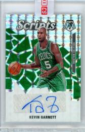2019-20 PANINI Mosaic Kevin Garnett Scripts Autograph No.SC-KGM