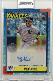 2025 TOPPS BEN RICE AUTOGRAPH【022/299】
