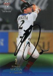2021 BBM 2ndバージョン #451 杉谷拳士(日本ハム) 銀箔サイン版レギュラーカード