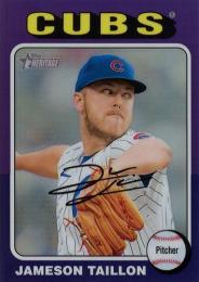 2024 Topps Heritage MLB #37 Jameson Taillon【Chrome Purple Refractor/パラレル】レギュラーカード