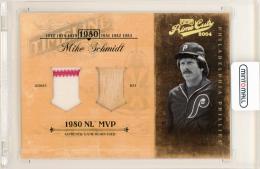 2004 Playoff Prime Cuts Mike Schmidt #TL-64 Timeline Dual Relic Card【14/20】 Philadelphia Phillies