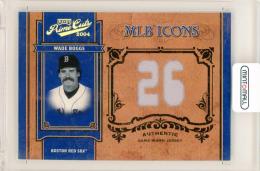 2004 Playoff Prime Cuts Wade Boggs #MLB-16 MLB Icons Single Relic Card【6/10】 Boston Red Sox