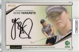 2022 EPOCH JLPGA ROOKIES & WINNERS 山本景子 直筆サインカード【02/60】