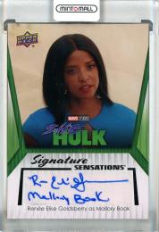 2024 Upper Deck Marvel Studios Series 1 Disney Plus Renee Elise Goldsberry as Mallory Book Signature Sensations Inscriptions #SSGL  Auto