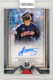 2023 Topps Museum Collection Andres Gimenez #AA-AG Achival Autograph【30/299】 Cleveland Guardians