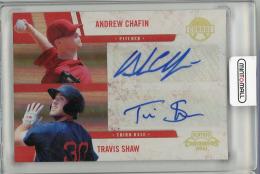 2011　PANINI　PLAYOFF　COMTENDERS ANDREW　CHAFIN　TRAVIS　SHAW 直筆サインカード【030/149】