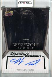 2024 Upper Deck Marvel Studios Series 1 Disney Plus Carey Jones as Ted Signature Sensations Inscriptions #SSJC Auto
