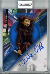 2022 Topps Star Wars Masterwork Olivia d'Abo as Luminara Unduli Autographs Blue Foil #MWAOD【95/99】