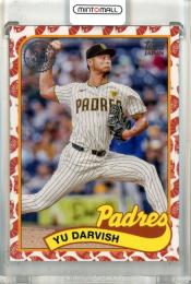 2024 Topps Baseball Japan Edition Yu Darvish 1989 TOPPS Baseball Variation《裏面ダメージ有》 Padres