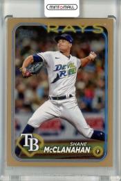 2024 Topps Baseball Japan Edition Shane Mclanahan #195 Base Parallel Card【02/25】 Rays
