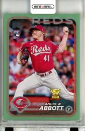 2024 Topps Baseball Japan Edition Andrew Abbott #32 Base Parallel Card【31/75】 Reds