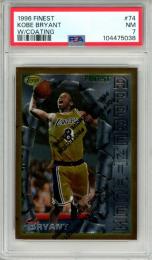 1996 Topps Finest Kobe Bryant W/Coating【PSA7】 Lakers
