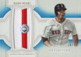 2020 Topps Definitive Collection  Rafael Devers Relics 18/30