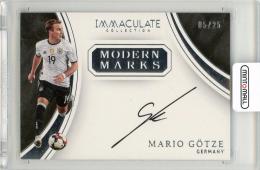 2016-17 Panini Immaculate Mario Gotze Modern Marks Autograph(ON CARD)【5/25】 Germany