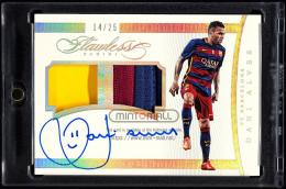 2016 Panini Flawless #MDA Dani Alves Momentous Autographed Dual Patch【14/25】