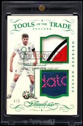 2015-16 Panini Flawless Soccer TT-SG Steven Gerrard Tools Of The Trade【4/5 Jersey Number】