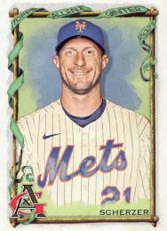 2023 Topps Allen and Ginter MLB #55 Max Scherzer レギュラーカード