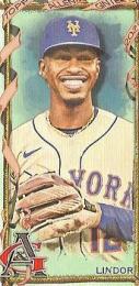 2023 Topps Allen and Ginter MLB #154 Francisco Lindor【Mini】パラレル版レギュラーカード