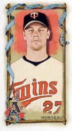 2023 Topps Allen and Ginter MLB #327 Justin Morneau【Mini】パラレル版レギュラーカード