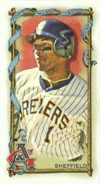 2023 Topps Allen and Ginter MLB #329 Gary Sheffield【Mini】パラレル版レギュラーカード