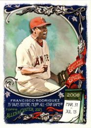2023 Topps Allen and Ginter MLB #SS12 Francisco Rodriguez インサートカード Spotless Spans