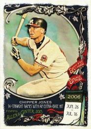 2023 Topps Allen and Ginter MLB #SS17 Chipper Jones インサートカード Spotless Spans