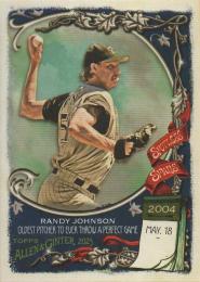 2023 Topps Allen and Ginter MLB #SS26 Randy Johnson インサートカード Spotless Spans