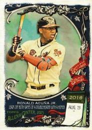 2023 Topps Allen and Ginter MLB #SS49 Ronald Acuna Jr. インサートカード Spotless Spans
