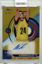 2023-24 Topps Finest Walker Kessler Autographs Gold Refractors #FAWK【07/50】
