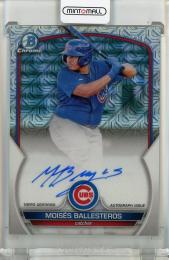 2023 Bowman Chrome Mega Box Moises Ballesteros Autographs Chicago Cubs