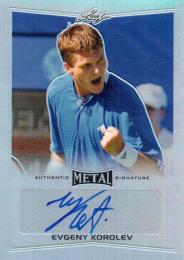 2016 LEAF Metal  Evgeny Korolev Autograph