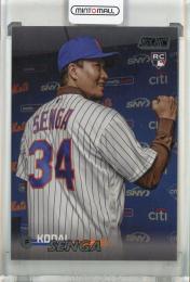 2023 Topps Stadium Club Kodai Senga Black Foil Image Variation New York Mets