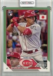 2023 Topps Japan Edition Spencer Steer Jade Green【05/75】 Cincinatti Reds