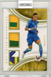 2016-17 Panini Immaculate Neymar Jr Hat Trick Material Prime Parallel【6/25】 Brazil