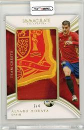 2016-17 Panini Immaculate Alvaro Morata Team Crests Relic【2/4】 Spain