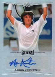 2016 LEAF Metal  Aaron Krickstein Autograph