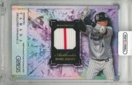 2022 BBM GENESIS 山田哲人 メモラビリアカード【189/350】 東京ヤクルトスワローズ