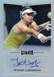 2016 LEAF Metal  Tetiana Luzhanska Autograph