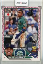 2023 Topps Japan Edition Julio Rodriguez Cherry Blossoms【66/99】 Seattle Mariners
