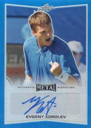 2016 LEAF Metal  Evgeny Korolev Autograph 38/50