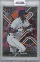 2022 TOPPS Finest Red Black Vapor Refractors #56 / YORDAN ALVAREZ(Houston Astros) 【07/10】