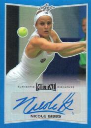 2016 LEAF Metal  Nicole Gibbs Autograph 14/50