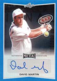 2016 LEAF Metal  David Martin Autograph 01/50 (First No.)